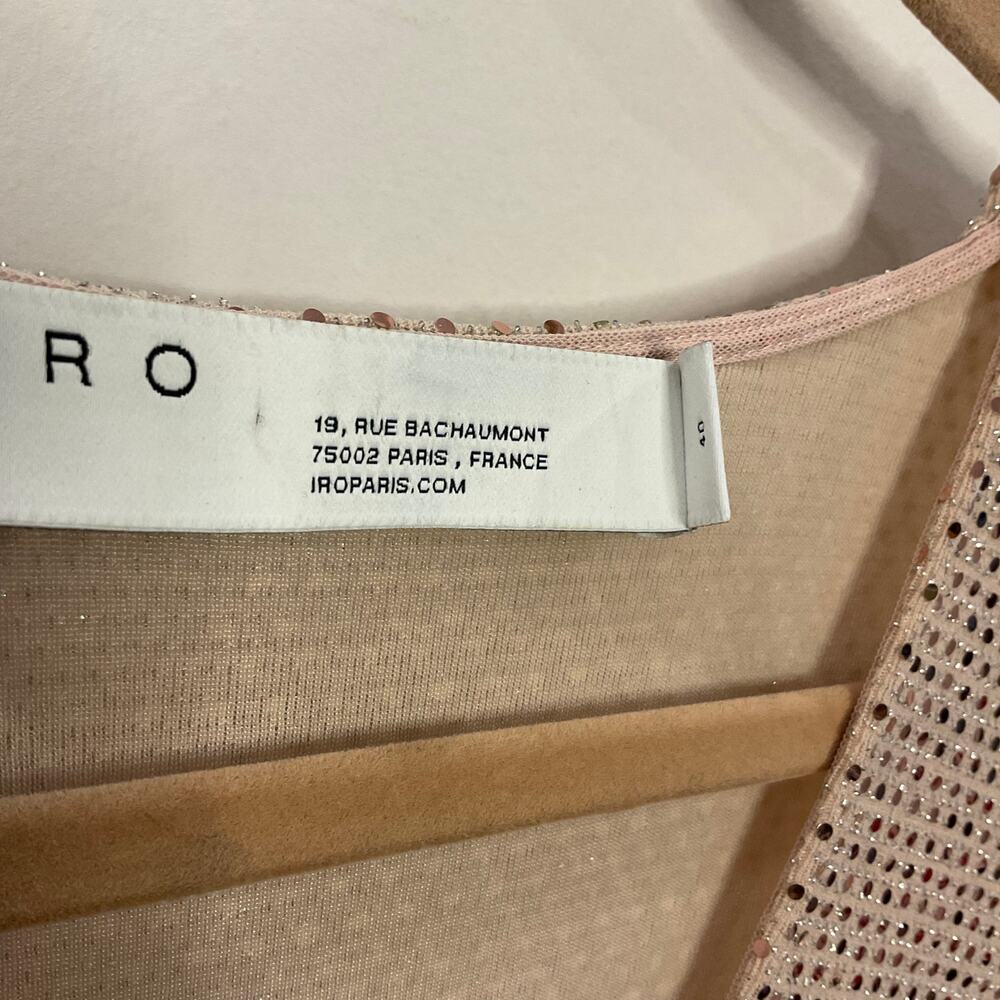 IRO Shimmering Silver Mini Dress - Picture 8 of 11